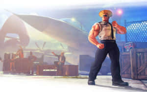 Street Fighter Guile Power Stance Wallpaper