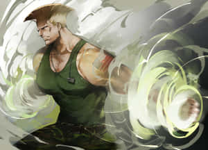 Street Fighter Guile Sonic Boom Art Wallpaper