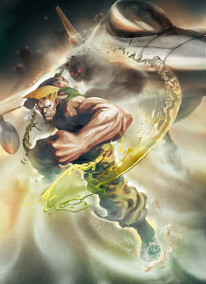 Street Fighter Guile Sonic Boom Artwork Wallpaper