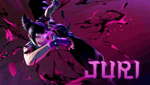 Street Fighter Juri Action Pose Wallpaper