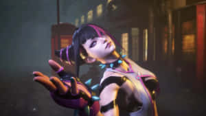 Street Fighter Juri Pose Wallpaper