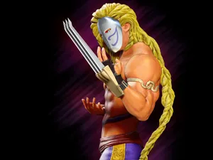 Street Fighter Vega Claw Pose Wallpaper