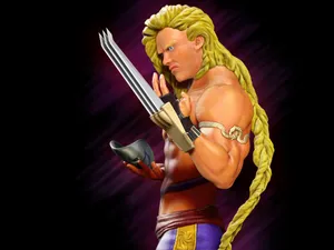 Street Fighter Vega Claw Pose Wallpaper