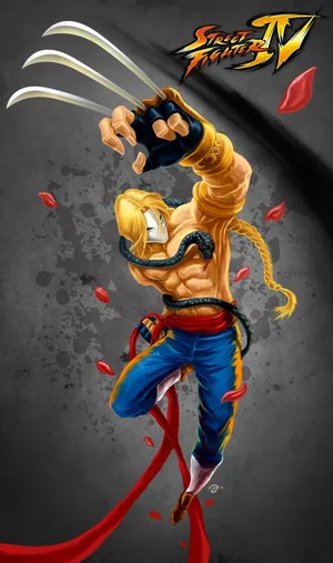 Street Fighter Vega Claw Strike Wallpaper