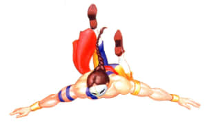 Street Fighter Vega Flying Barcelona Attack Wallpaper