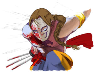 Street Fighter Vega In Battle Wallpaper