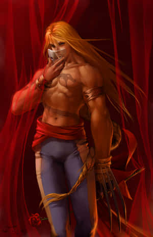 Street Fighter Vega Portrait Wallpaper