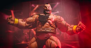 Street Fighter Zangief Action Pose Wallpaper