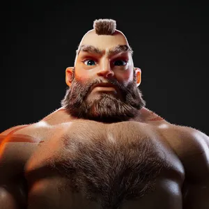 Street Fighter Zangief Close Up Wallpaper