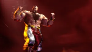 Street Fighter Zangief Victory Pose Wallpaper