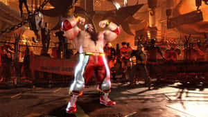 Street Fighter Zangief Victory Pose Wallpaper