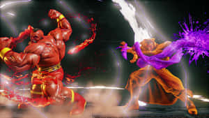 Street Fighter Zangief Vs Opponent Wallpaper