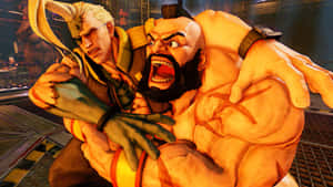 Street Fighter Zangief Vs Vega Wallpaper