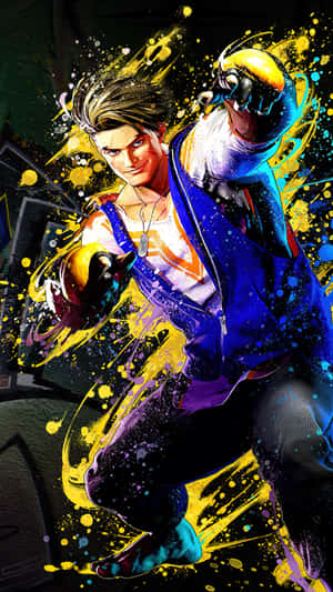 Street Fighter6 Dynamic Fighter Pose Wallpaper