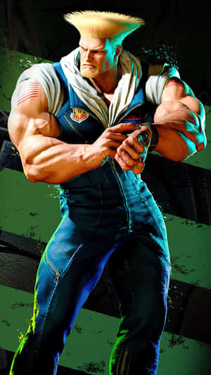 Street Fighter6 Guile Power Stance Wallpaper