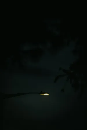 Street Light Black Aesthetic Tumblr Iphone Wallpaper