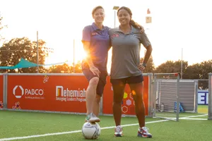 Street Soccer Coaches Sunset Wallpaper