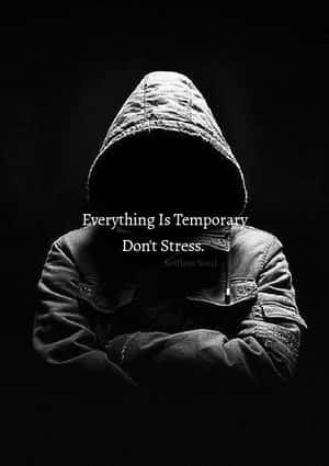 Stress Hooded Figure Wallpaper