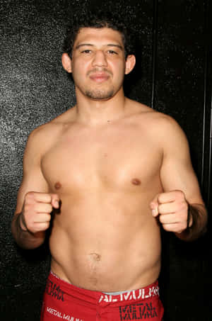 Strikeforce Champion Gilbert Melendez In Action Wallpaper