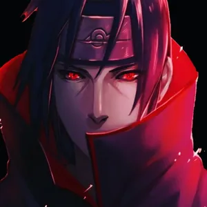 Striking Akatsuki Uchiha Itachi Pfp Digital Painting Wallpaper