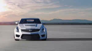 Striking Cadillac Ats In Nature Wallpaper