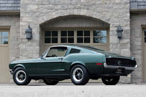 Striking Ford Mustang Bullitt In Pristine Condition Wallpaper