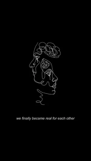 Striking Illustration Of Duplicitous Expression Wallpaper