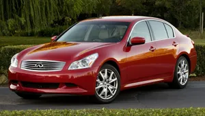 Striking Infiniti G37 Sedan In Urban Landscape Wallpaper