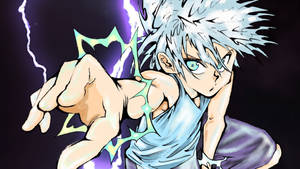 Striking Killua 4k Art Wallpaper