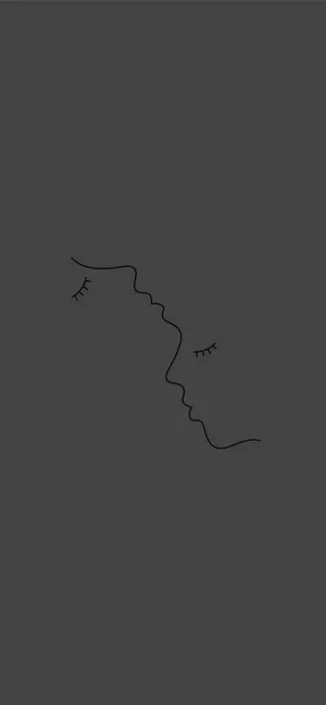 Striking Minimalist Monochrome Landscape Wallpaper