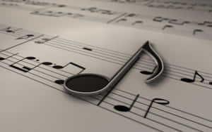 Striking Passion In Black And White Music Wallpaper