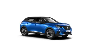 Striking Peugeot 2008 In Urban Landscape Wallpaper