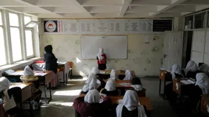 Stringent Afghan Classroom Wallpaper