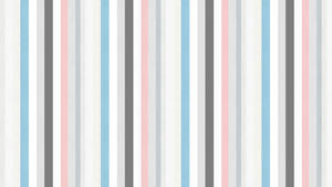 Striped Cute Pastel Colors Wallpaper