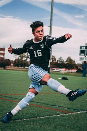 Striving Towards Their Dreams Of Becoming Professional Soccer Players Wallpaper