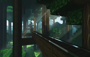 Stroll Through Vibrant Minecraft Grass With Endless Possibilities Wallpaper