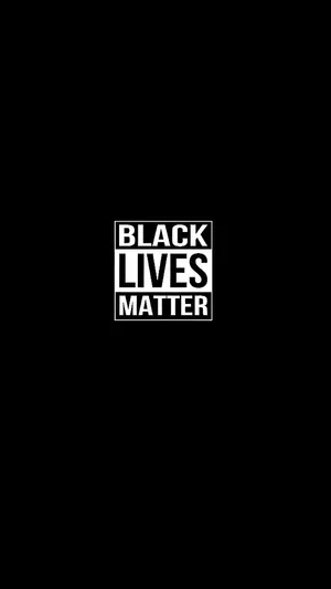 Strong Statement - Black Lives Matter Logo Wallpaper