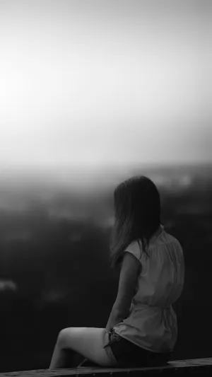 Struggling With The Worries Of Life Wallpaper