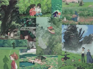 Studio Ghibli Collage Wallpaper