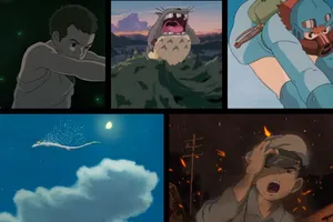 Studio Ghibli Collage Moments Wallpaper