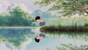 Studio Ghibli Reflections Wallpaper