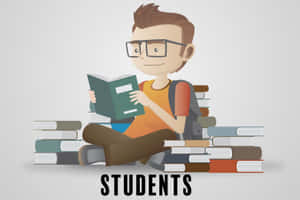 Studious Illustration Wallpaper