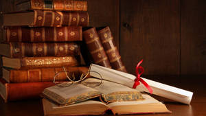 Studying And Books Wallpaper