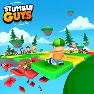 Stumble Guys Action Packed Gameplay Wallpaper