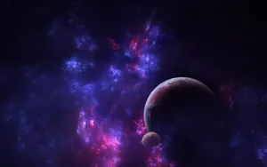 Stunning 3d Galaxy Visualization Wallpaper