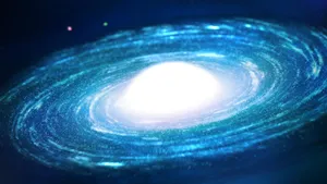 Stunning 3d Galaxy Visualization Wallpaper