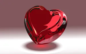 Stunning 3d Heart Wallpaper Wallpaper