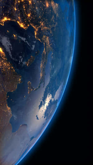 Stunning 3d Render Of Planet Earth Wallpaper