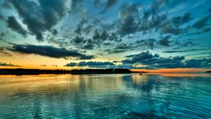 Stunning 4k Display With Vibrant Colors And Scenic Landscape Wallpaper