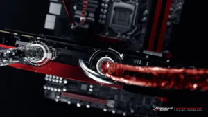 Stunning 4k Graphics Card Displaying High-quality Gaming Images Wallpaper